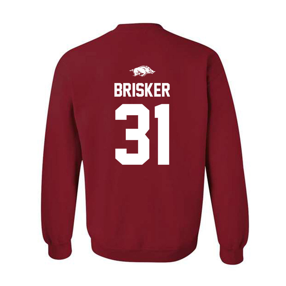 Arkansas - NCAA Football : Blake Brisker - Classic Shersey Crewneck Sweatshirt-1