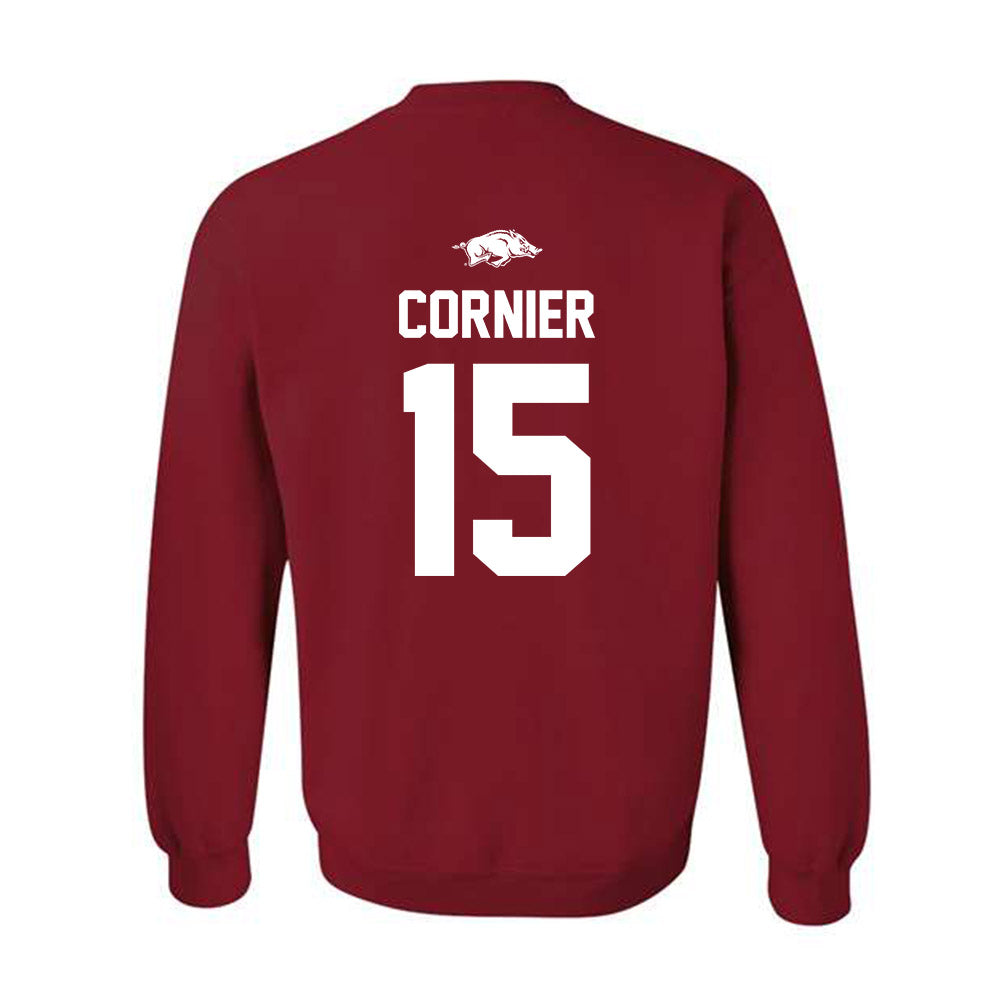 Arkansas - NCAA Women's Volleyball : Gaby Cornier - Classic Shersey Crewneck Sweatshirt-1