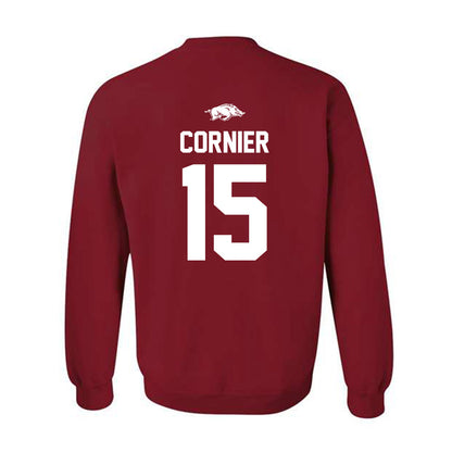 Arkansas - NCAA Women's Volleyball : Gaby Cornier - Classic Shersey Crewneck Sweatshirt-1