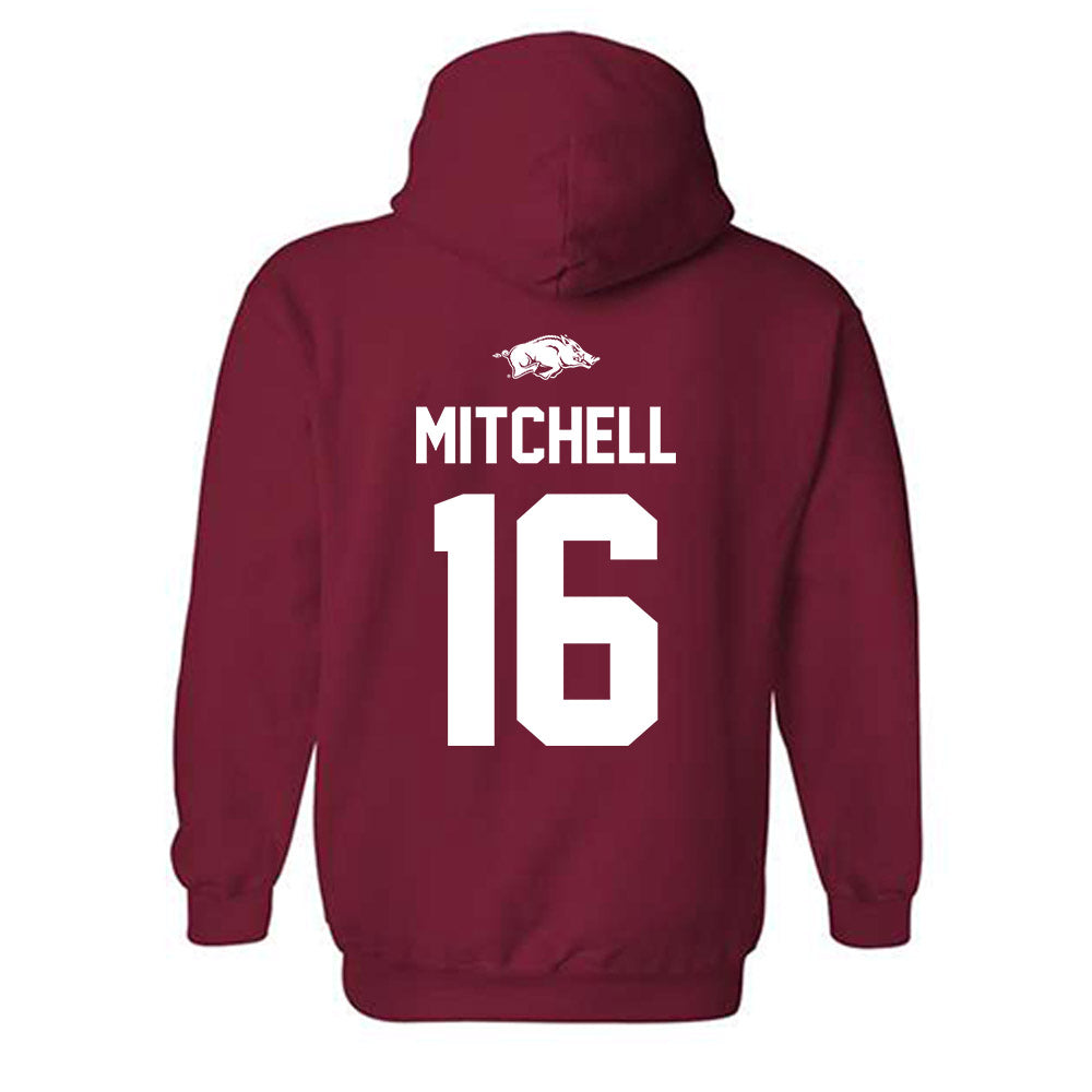 Arkansas - NCAA Football : Miguel Mitchell - Classic Shersey Hooded Sweatshirt-1