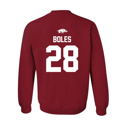 Arkansas - NCAA Baseball : Carson Boles - Classic Shersey Crewneck Sweatshirt