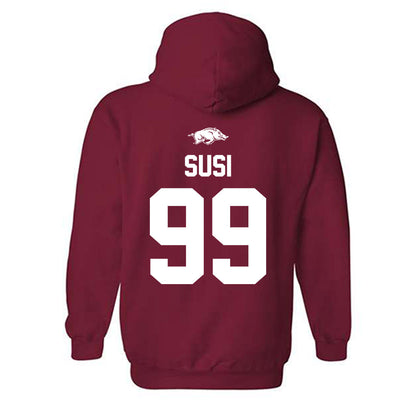 Arkansas - NCAA Women's Soccer : Zoe Susi - Hooded Sweatshirt