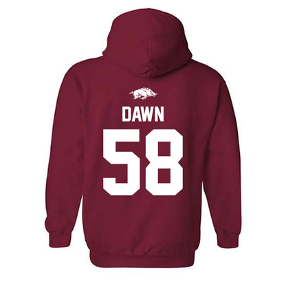 Arkansas - NCAA Football : Timothy Dawn - Hooded Sweatshirt