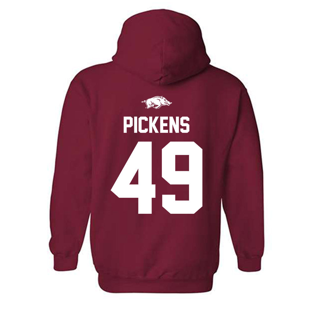 Arkansas - NCAA Football : John Paul Pickens - Hooded Sweatshirt