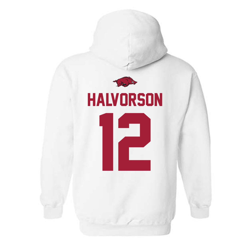 Arkansas - NCAA Softball : Cylie Halvorson - Classic Shersey Hooded Sweatshirt-1