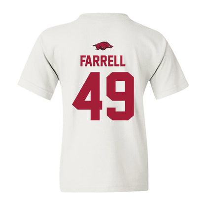 Arkansas - NCAA Baseball : Jackson Farrell - Classic Shersey Youth T-Shirt-1