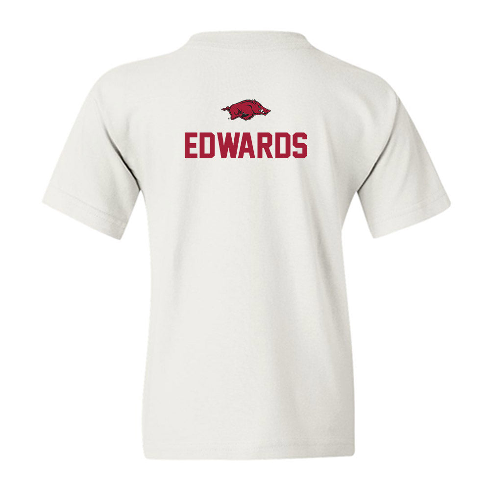 Arkansas - NCAA Men's Track & Field : Apalos Edwards - Classic Shersey Youth T-Shirt-1