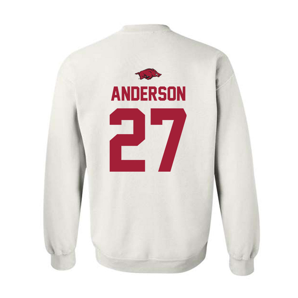 Arkansas - NCAA Women's Soccer : Dejionee Anderson - Crewneck Sweatshirt