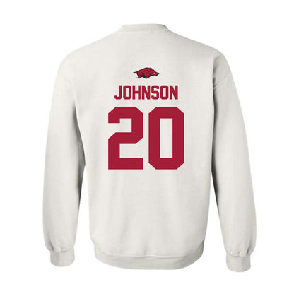 Arkansas - NCAA Women's Basketball : Karley Johnson - Classic Shersey Crewneck Sweatshirt-1