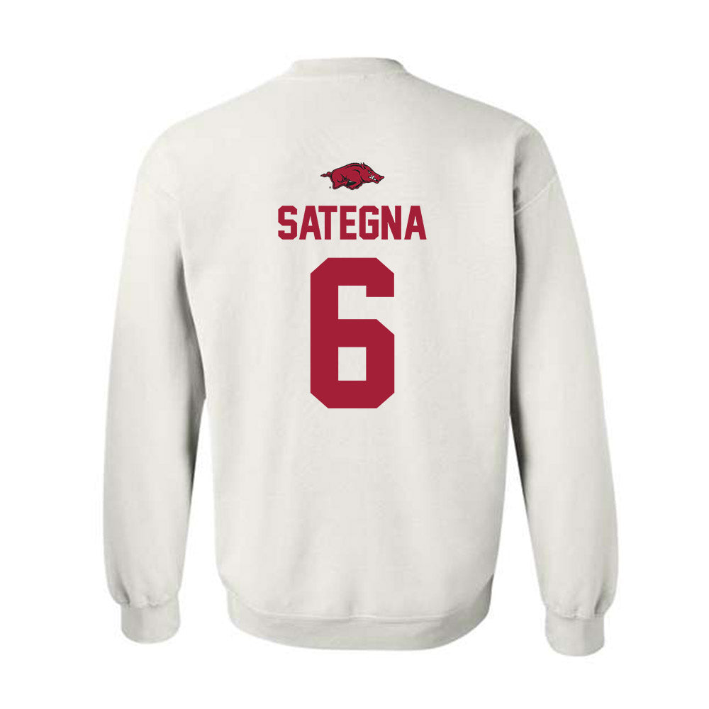 Arkansas - NCAA Football : Isaiah Sategna - Classic Shersey Crewneck Sweatshirt-1