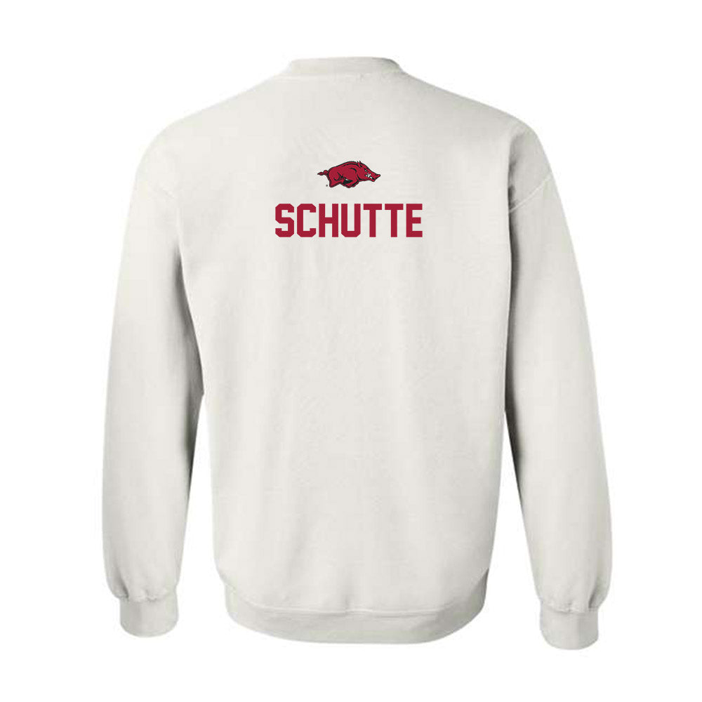 Arkansas - NCAA Women's Golf : Abbey Schutte - Classic Shersey Crewneck Sweatshirt-1