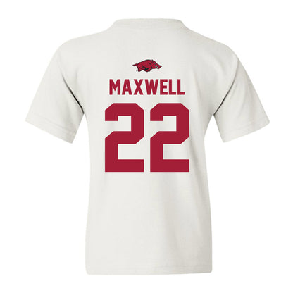 Arkansas - NCAA Baseball : Logan Maxwell - Classic Shersey Youth T-Shirt-1