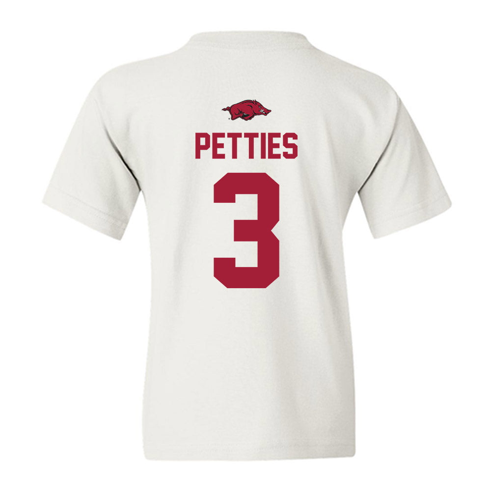 Arkansas - NCAA Women's Volleyball : Sania Petties - Classic Shersey Youth T-Shirt-1