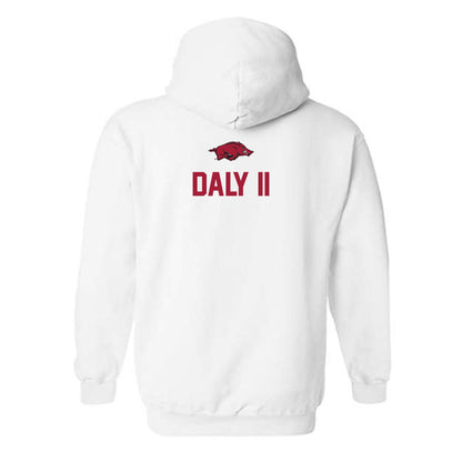 Arkansas - NCAA Men's Golf : John Daly II - Classic Shersey Hooded Sweatshirt-1
