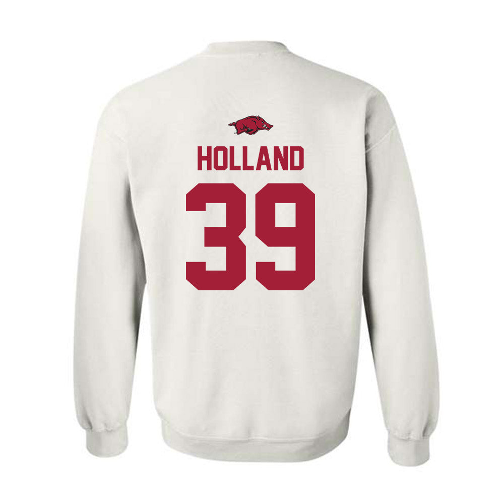 Arkansas - NCAA Baseball : Tucker Holland - Classic Shersey Crewneck Sweatshirt-1