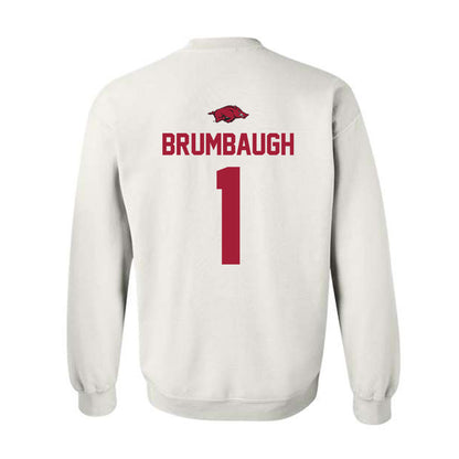 Arkansas - NCAA Baseball : Carson Brumbaugh - Classic Shersey Crewneck Sweatshirt-1