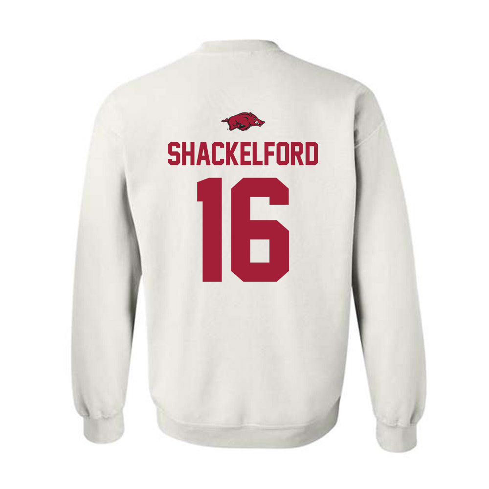 Arkansas - NCAA Women's Soccer : Audrey Shackelford - Classic Shersey Crewneck Sweatshirt-1