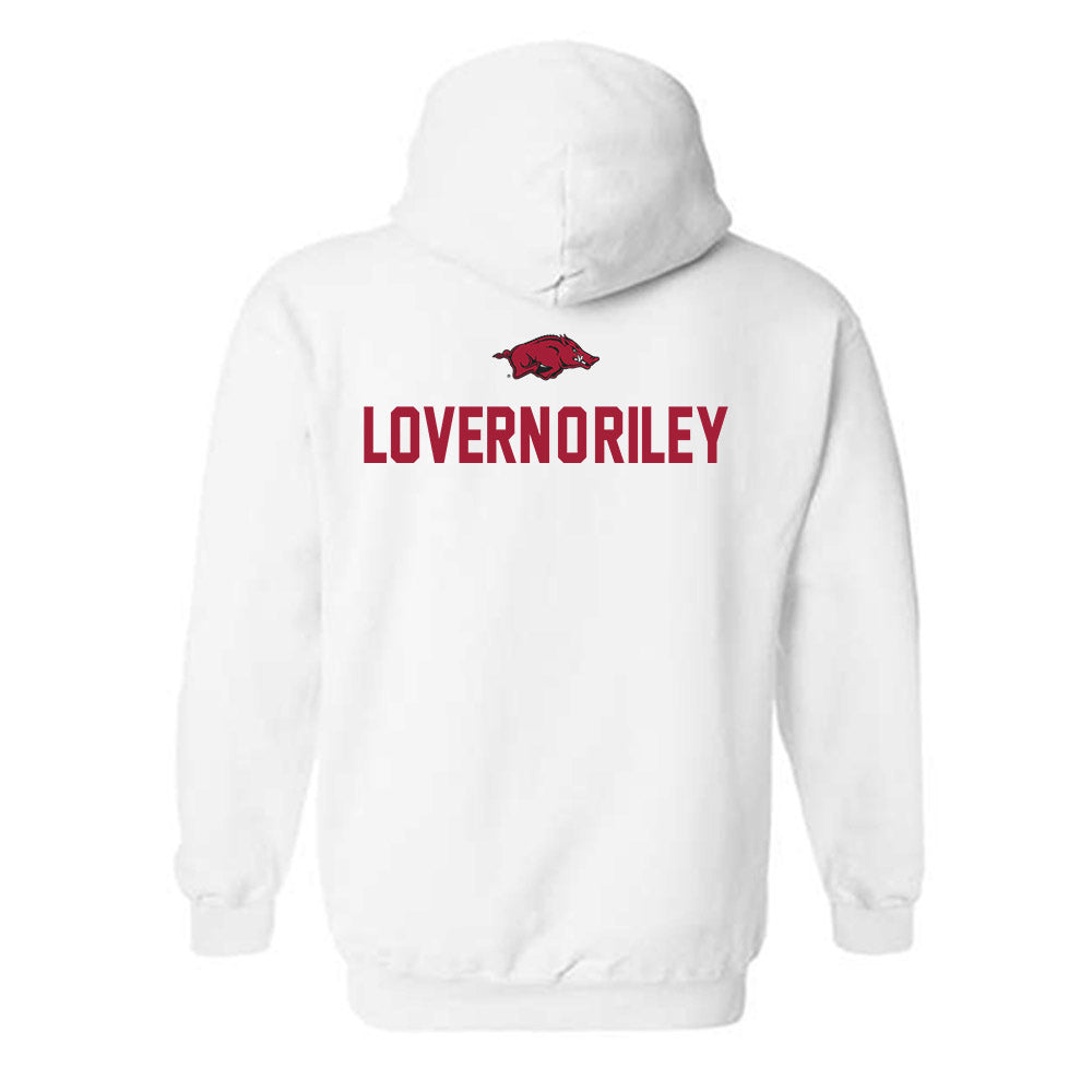 Arkansas - NCAA Men's Track & Field : Kason Lovern-O'Riley - Classic Shersey Hooded Sweatshirt-1