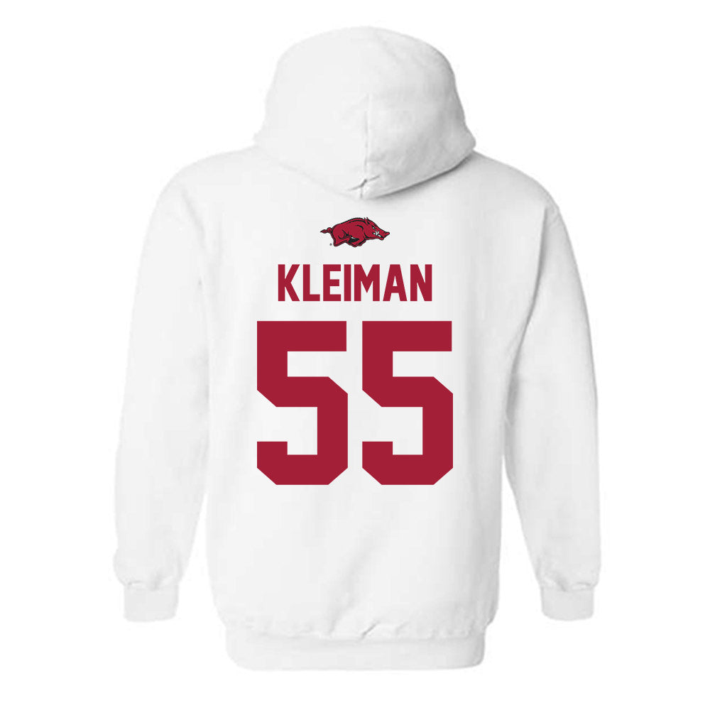 Arkansas - NCAA Baseball : Brendan Kleiman - Classic Shersey Hooded Sweatshirt-1