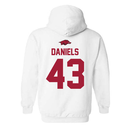 Arkansas - NCAA Women's Basketball : Makayla Daniels - Classic Shersey Hooded Sweatshirt-1