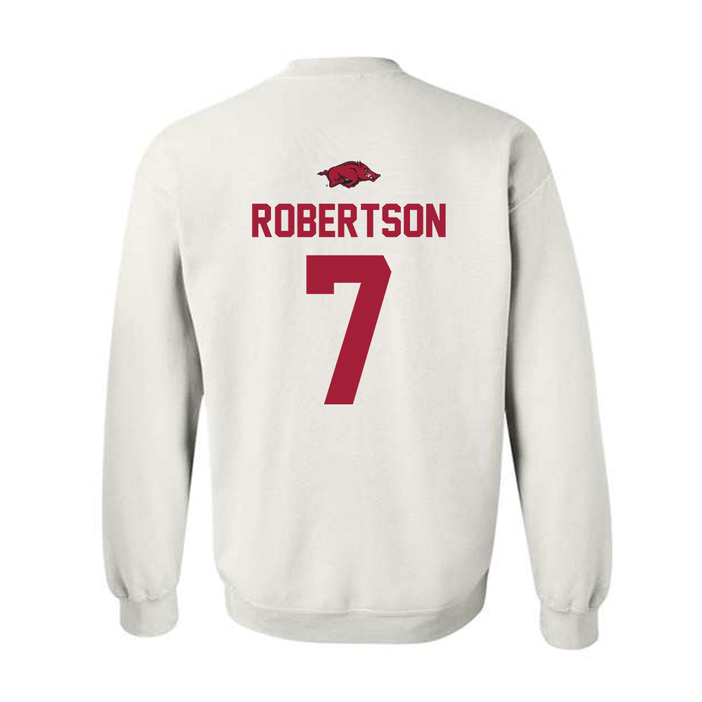 Arkansas - NCAA Women's Volleyball : Kayla Robertson - Classic Shersey Crewneck Sweatshirt-1