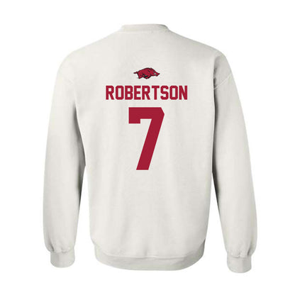 Arkansas - NCAA Women's Volleyball : Kayla Robertson - Classic Shersey Crewneck Sweatshirt-1
