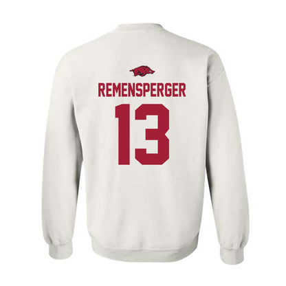 Arkansas - NCAA Women's Volleyball : Kiki Remensperger - Classic Shersey Crewneck Sweatshirt-1