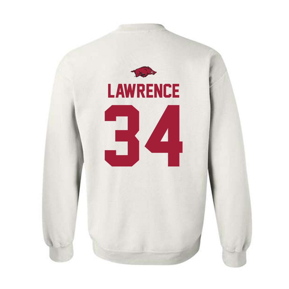 Arkansas - NCAA Women's Basketball : Jenna Lawrence - Classic Shersey Crewneck Sweatshirt-1