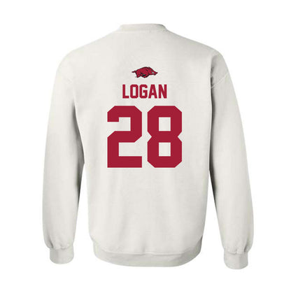 Arkansas - NCAA Football : Justin Logan - Classic Shersey Crewneck Sweatshirt-1