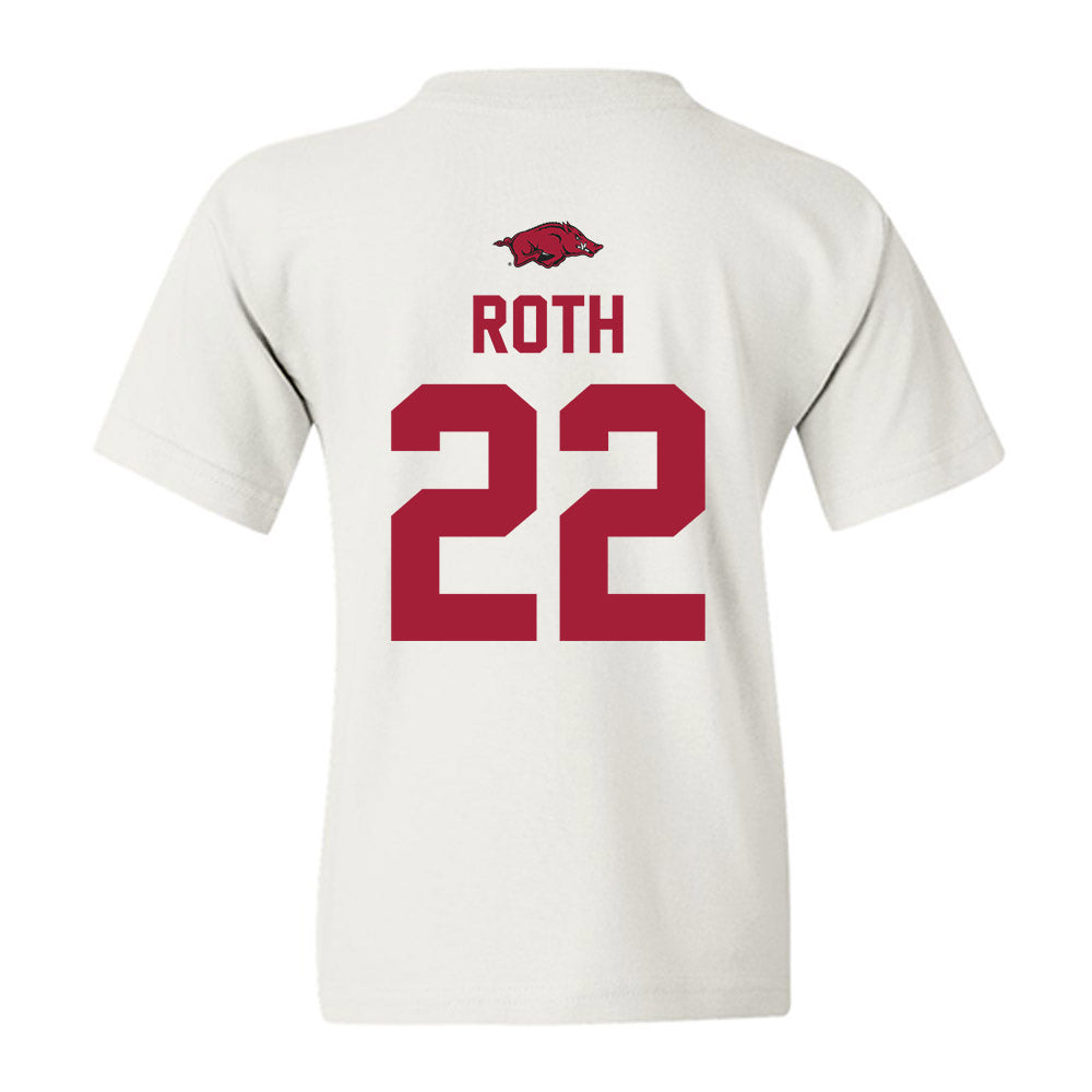 Arkansas - NCAA Women's Volleyball : Ava Roth - Classic Shersey Youth T-Shirt-1