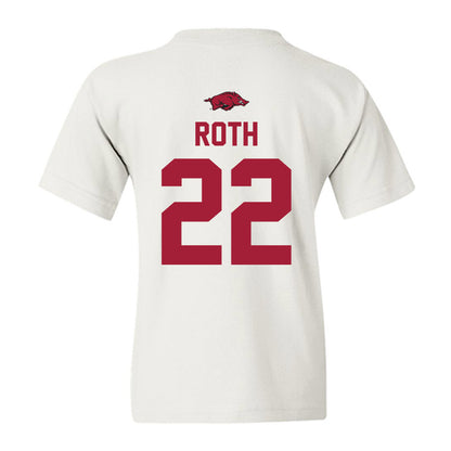 Arkansas - NCAA Women's Volleyball : Ava Roth - Classic Shersey Youth T-Shirt-1