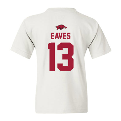Arkansas - NCAA Baseball : Steele Eaves - Classic Shersey Youth T-Shirt-1