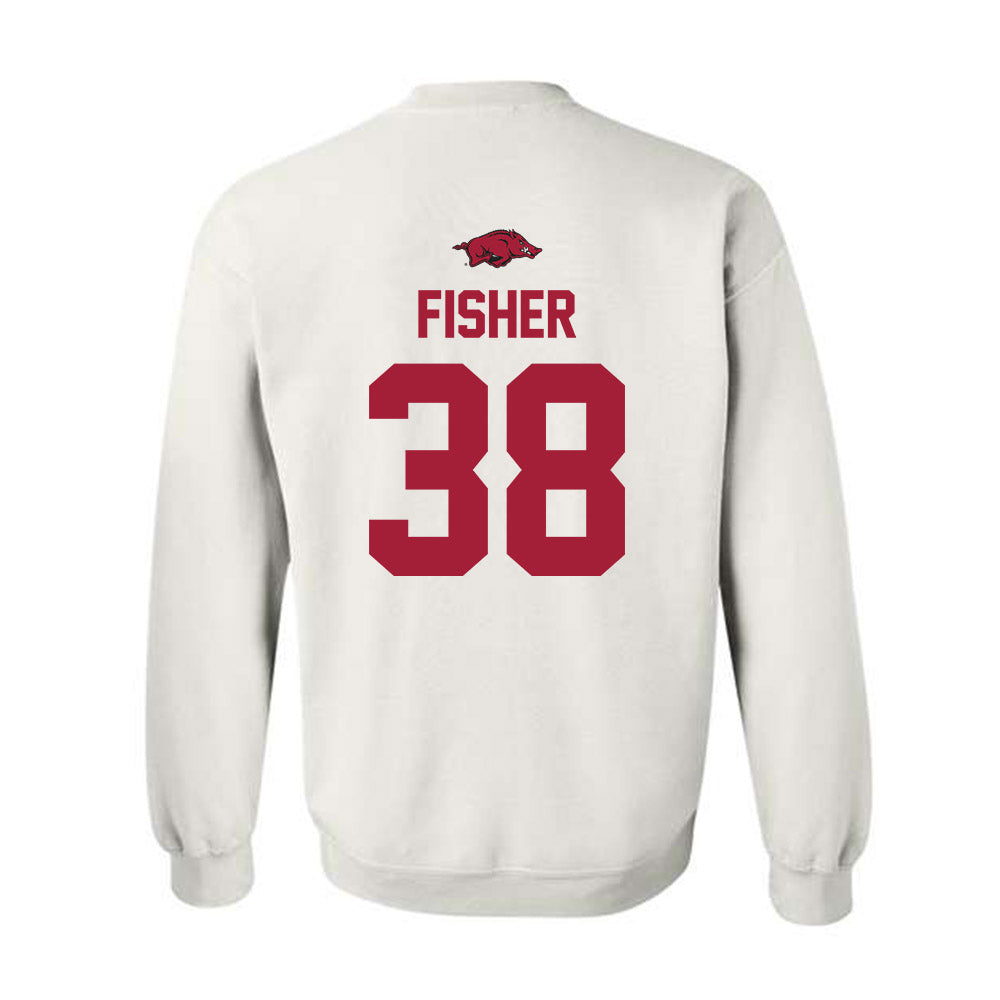 Arkansas - NCAA Baseball : Colin Fisher - Classic Shersey Crewneck Sweatshirt-1