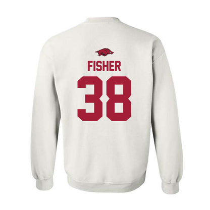 Arkansas - NCAA Baseball : Colin Fisher - Classic Shersey Crewneck Sweatshirt-1