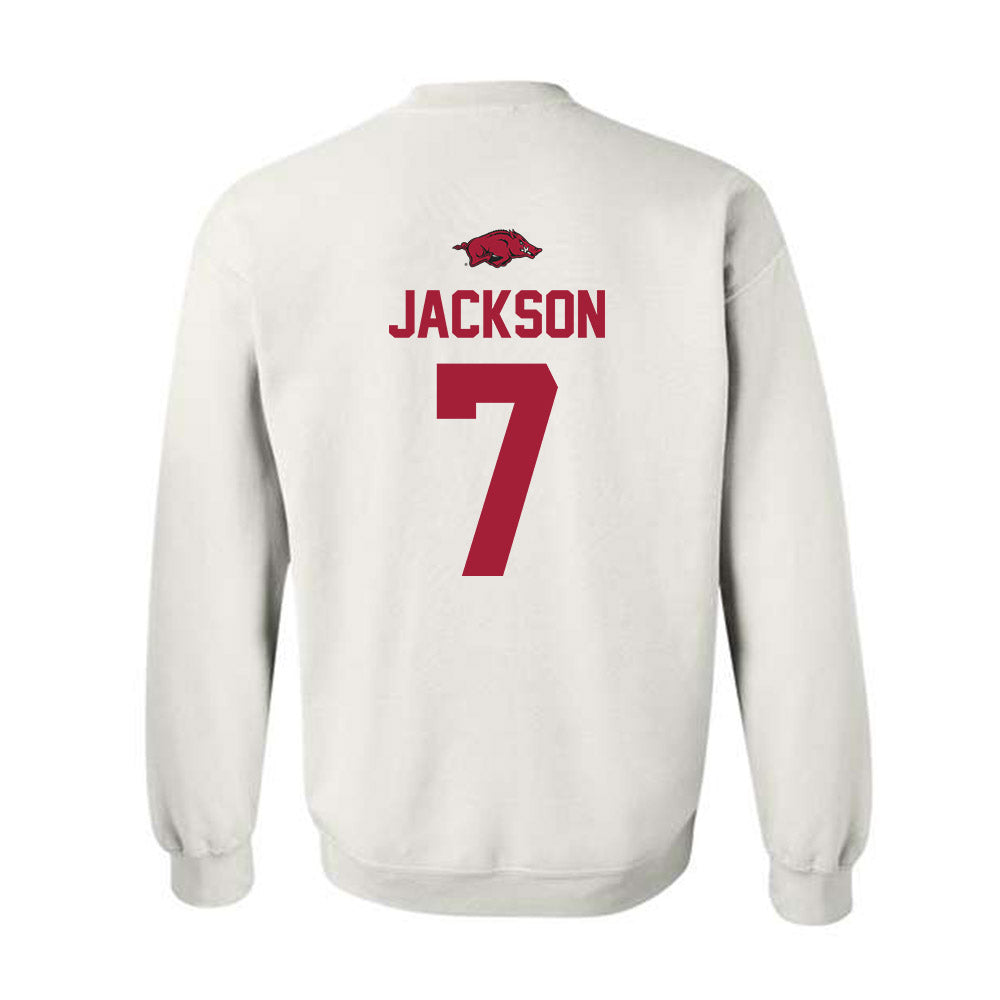 Arkansas - NCAA Football : Kenneth Jackson - Classic Shersey Crewneck Sweatshirt-1
