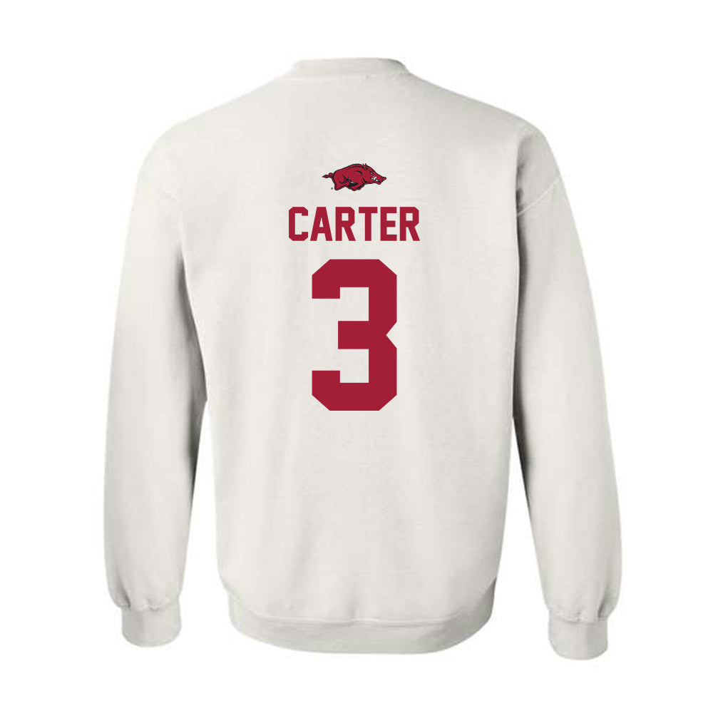 Arkansas - NCAA Softball : Nia Carter - Classic Shersey Crewneck Sweatshirt-1