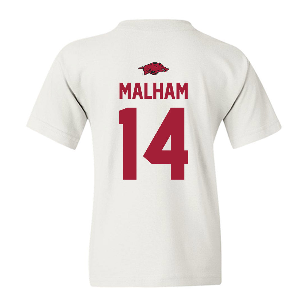 Arkansas - NCAA Women's Soccer : Makenzie Malham - Classic Shersey Youth T-Shirt-1