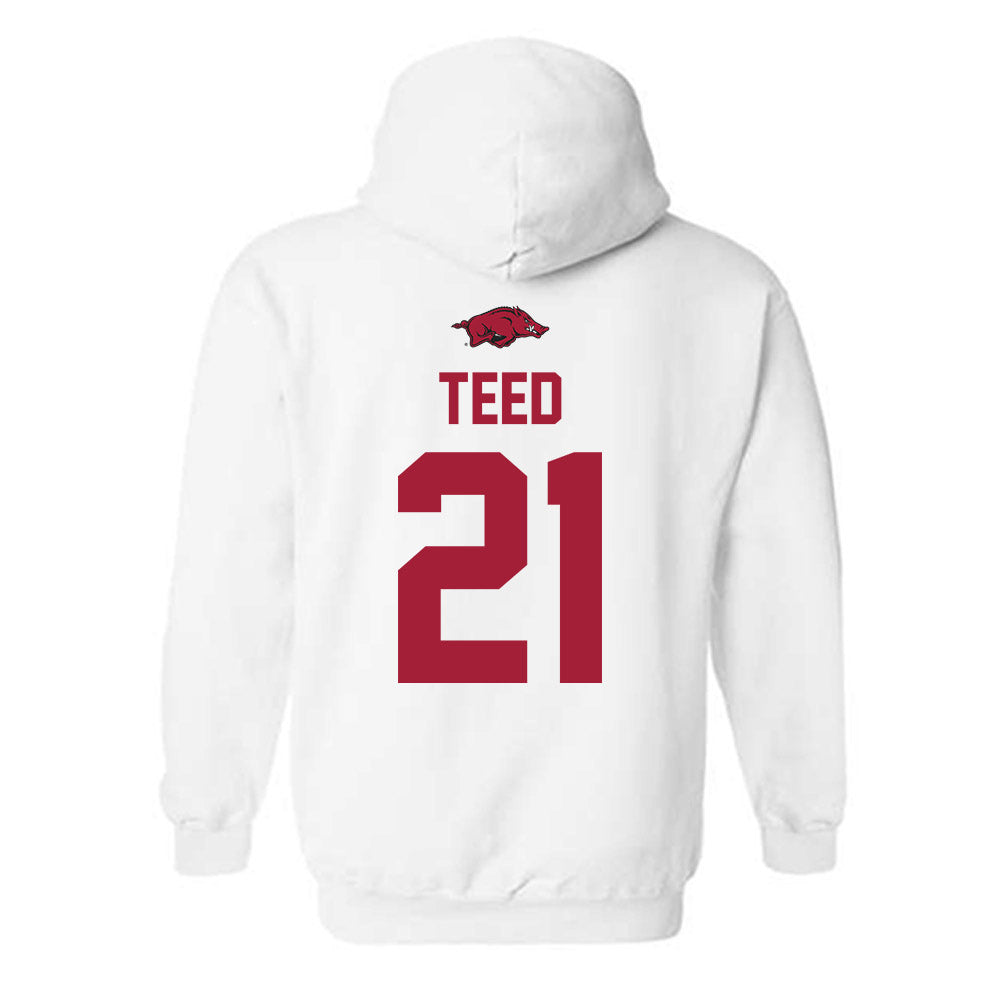Arkansas - NCAA Women's Soccer : Molly Teed - Classic Shersey Hooded Sweatshirt-1