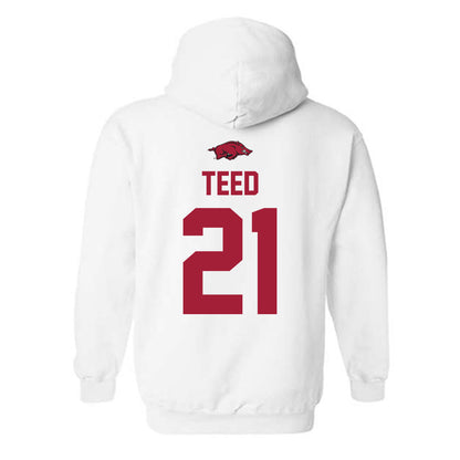 Arkansas - NCAA Women's Soccer : Molly Teed - Classic Shersey Hooded Sweatshirt-1