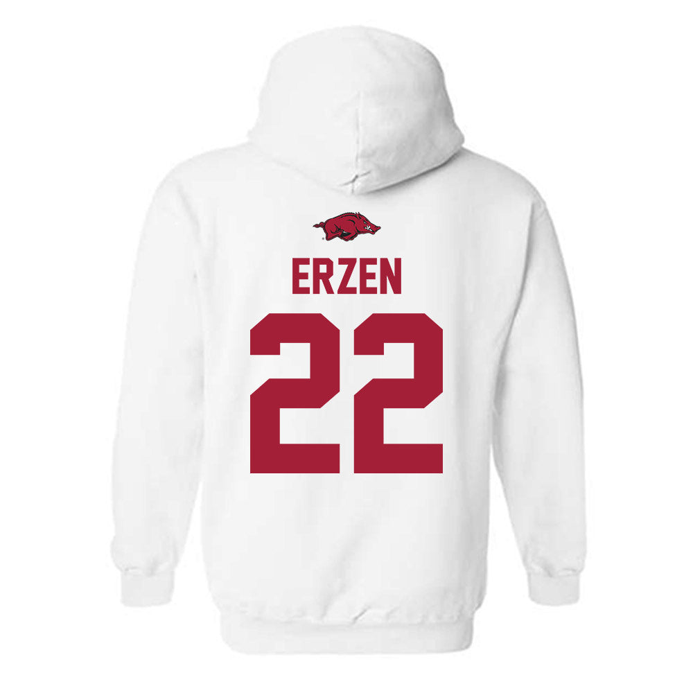 Arkansas - NCAA Women's Soccer : Ainsley Erzen - Classic Shersey Hooded Sweatshirt-1