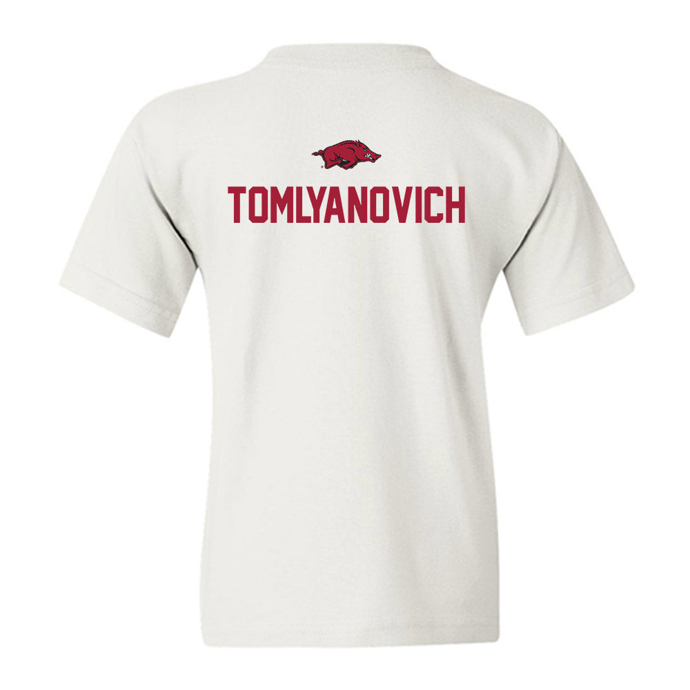 Arkansas - NCAA Men's Track & Field : TJ Tomlyanovich - Classic Shersey Youth T-Shirt-1