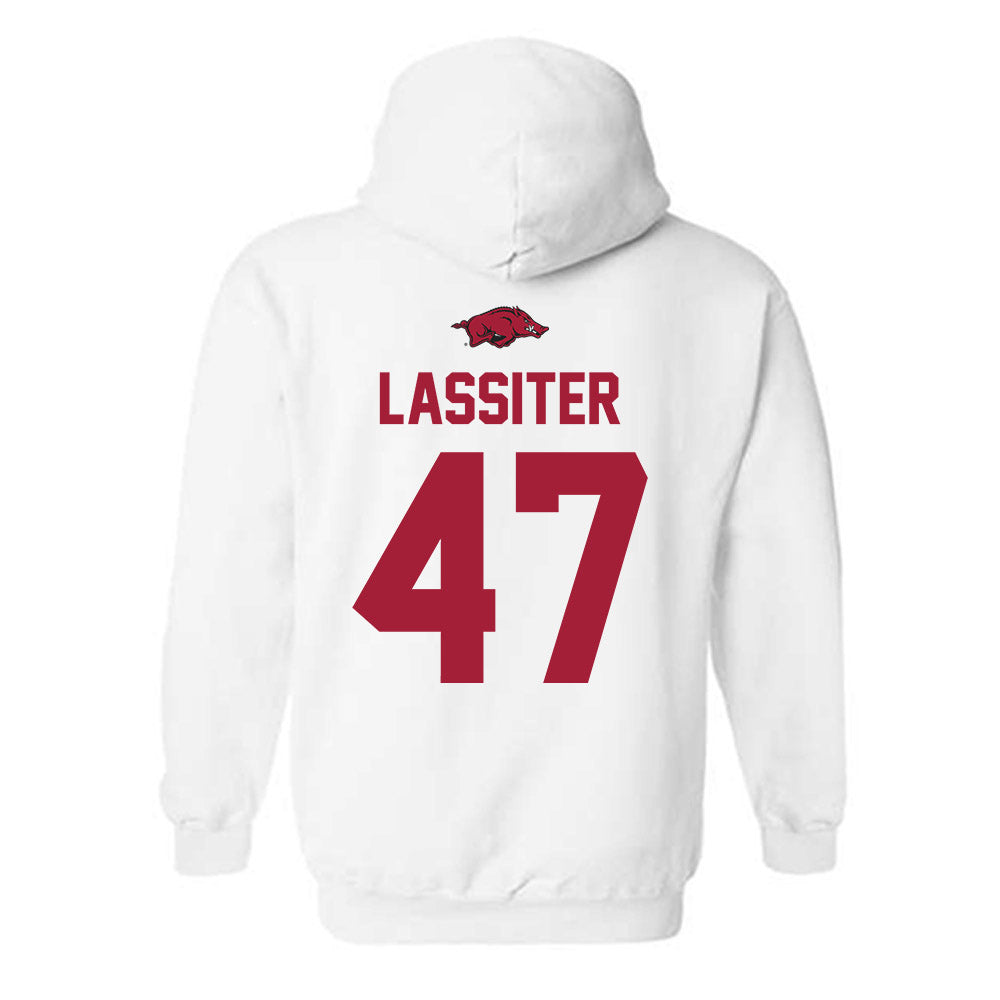 Arkansas - NCAA Football : Maddox Lassiter - Classic Shersey Hooded Sweatshirt-1