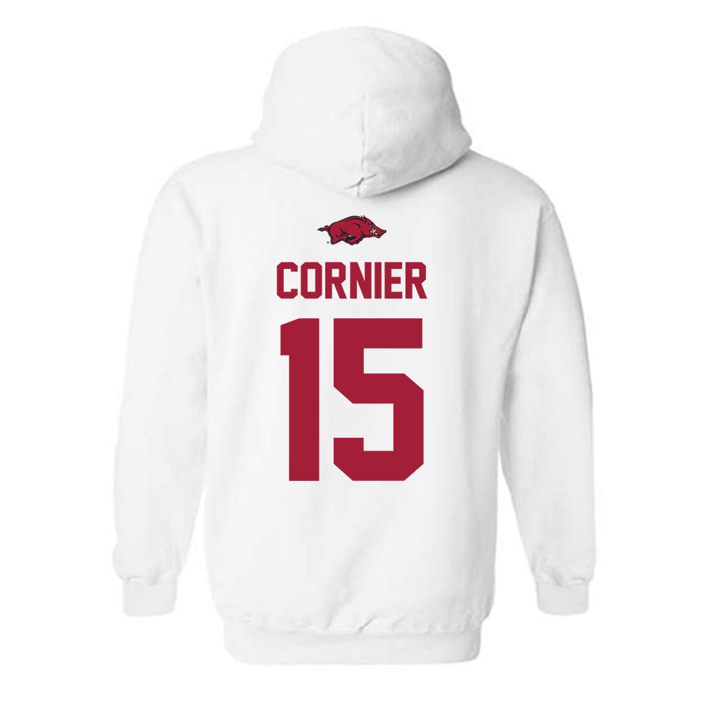 Arkansas - NCAA Women's Volleyball : Gaby Cornier - Classic Shersey Hooded Sweatshirt-1