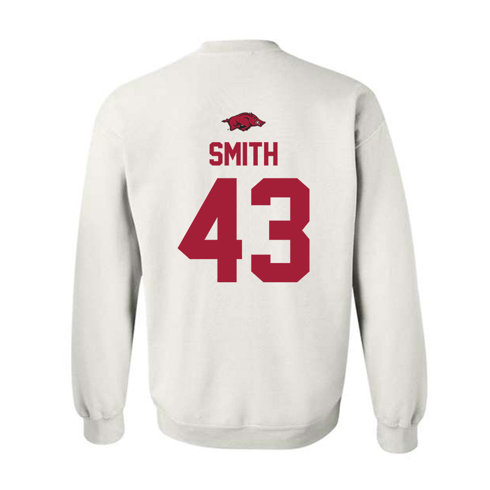 Arkansas - NCAA Baseball : Kade Smith - Classic Shersey Crewneck Sweatshirt-1