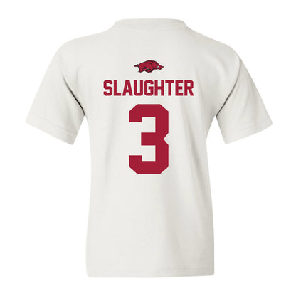 Arkansas - NCAA Football : Doneiko Slaughter - Youth T-Shirt