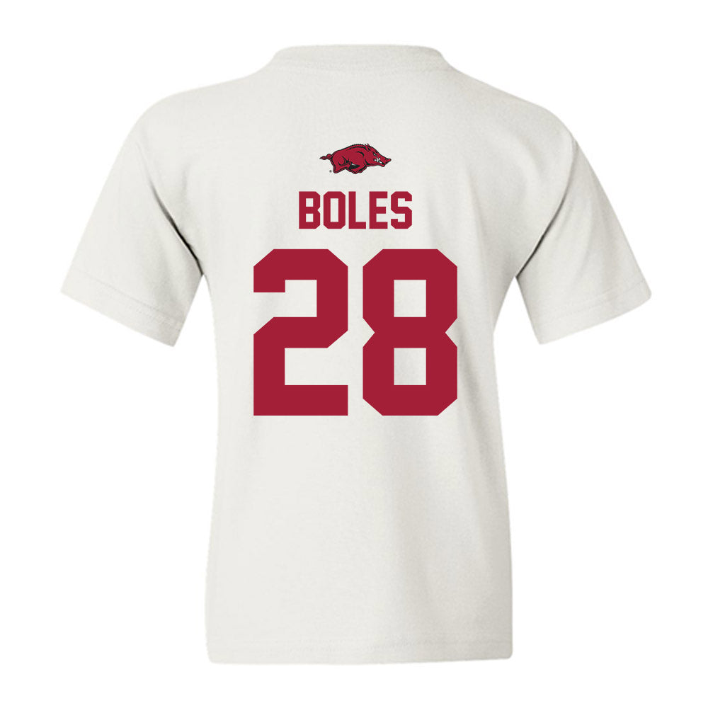 Arkansas - NCAA Baseball : Carson Boles - Classic Shersey Youth T-Shirt-1