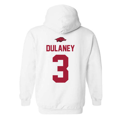 Arkansas - NCAA Women's Soccer : Kiley Dulaney - Classic Shersey Hooded Sweatshirt-1