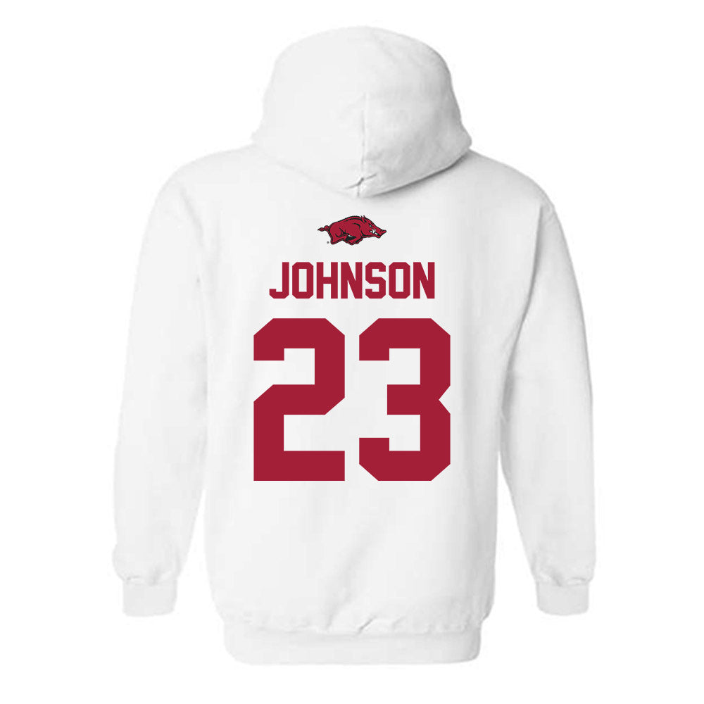 Arkansas - NCAA Softball : Reagan Johnson - Classic Shersey Hooded Sweatshirt-1