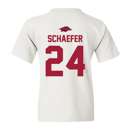 Arkansas - NCAA Baseball : Landon Schaefer - Classic Shersey Youth T-Shirt-1