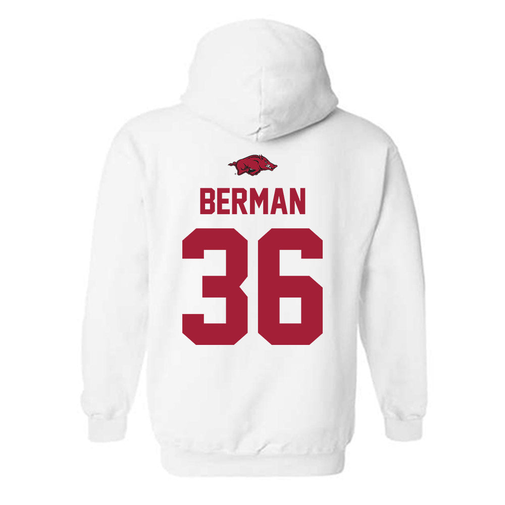 Arkansas - NCAA Women's Soccer : Taylor Berman - Classic Shersey Hooded Sweatshirt-1